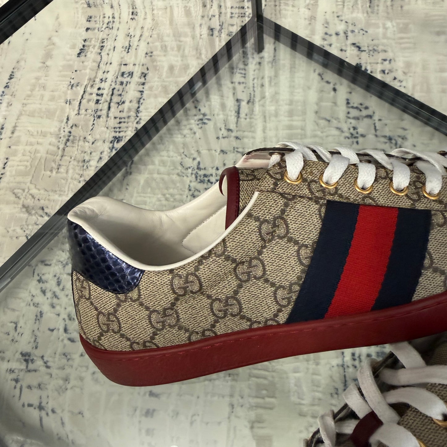 GG Beige/Red Sneaker