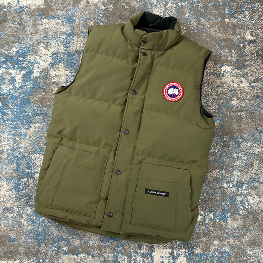 Olive Green Freestyle Vest