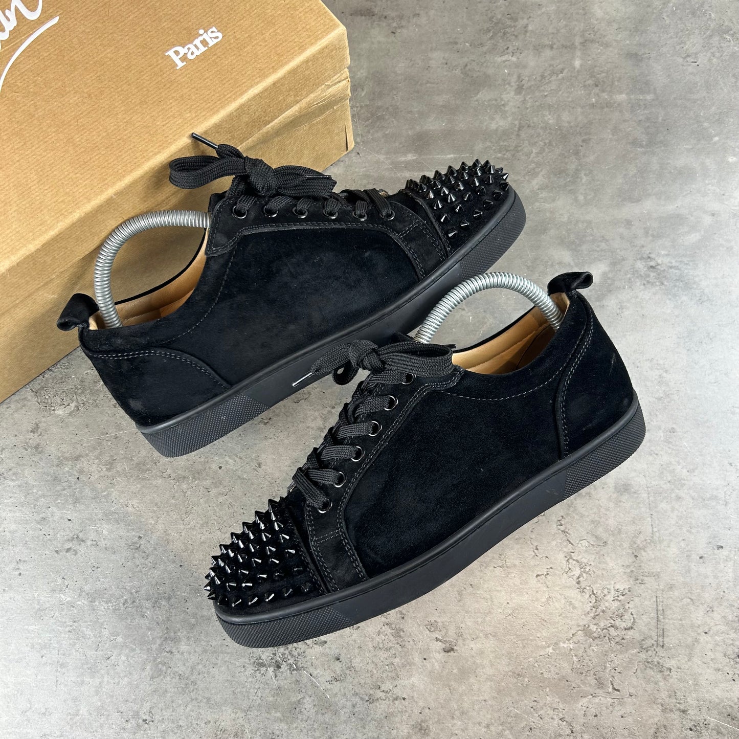 Junior Suede Spike Black