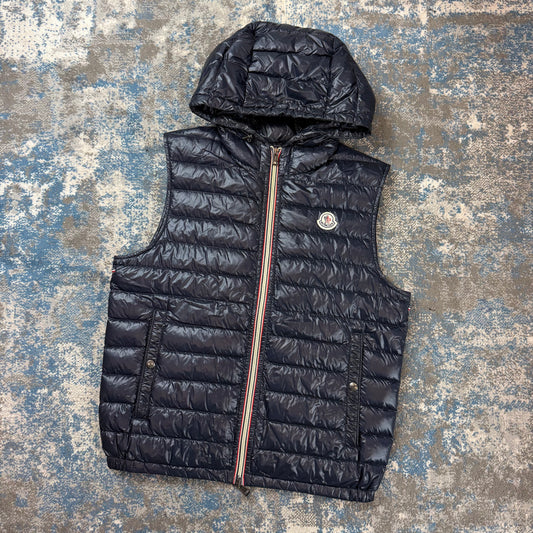 Navy Down Gilet