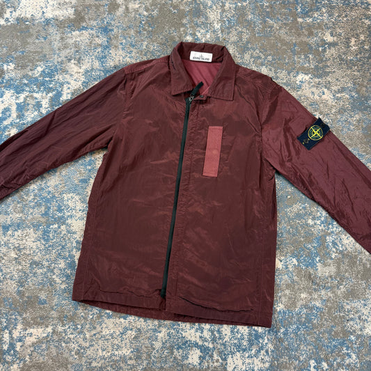 Rust Nylon Metal Zip Up