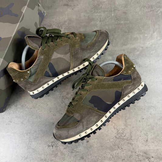 Olive Green Rockstud Runner