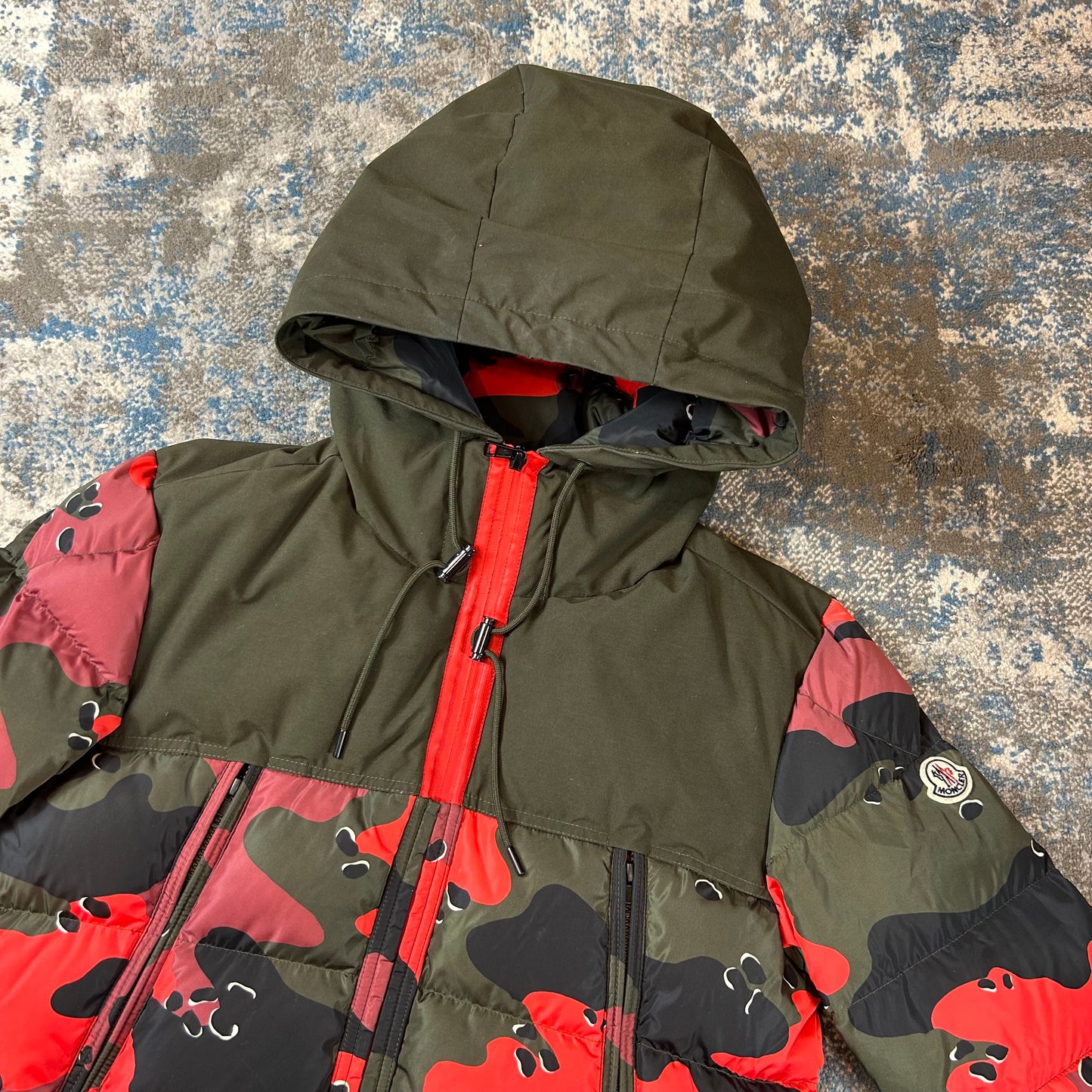 Green/Red Camo Coat