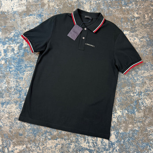 Black Strip Polo