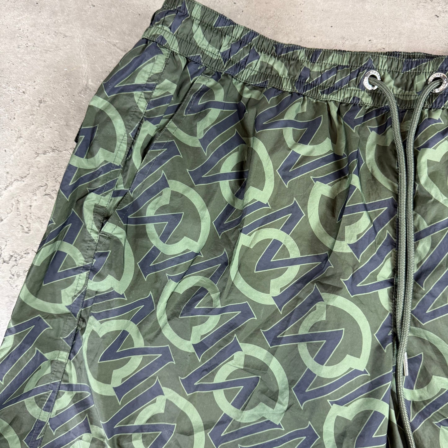 Olive Green Logo SwimShorts