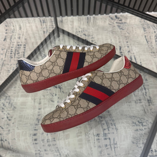GG Beige/Red Sneaker