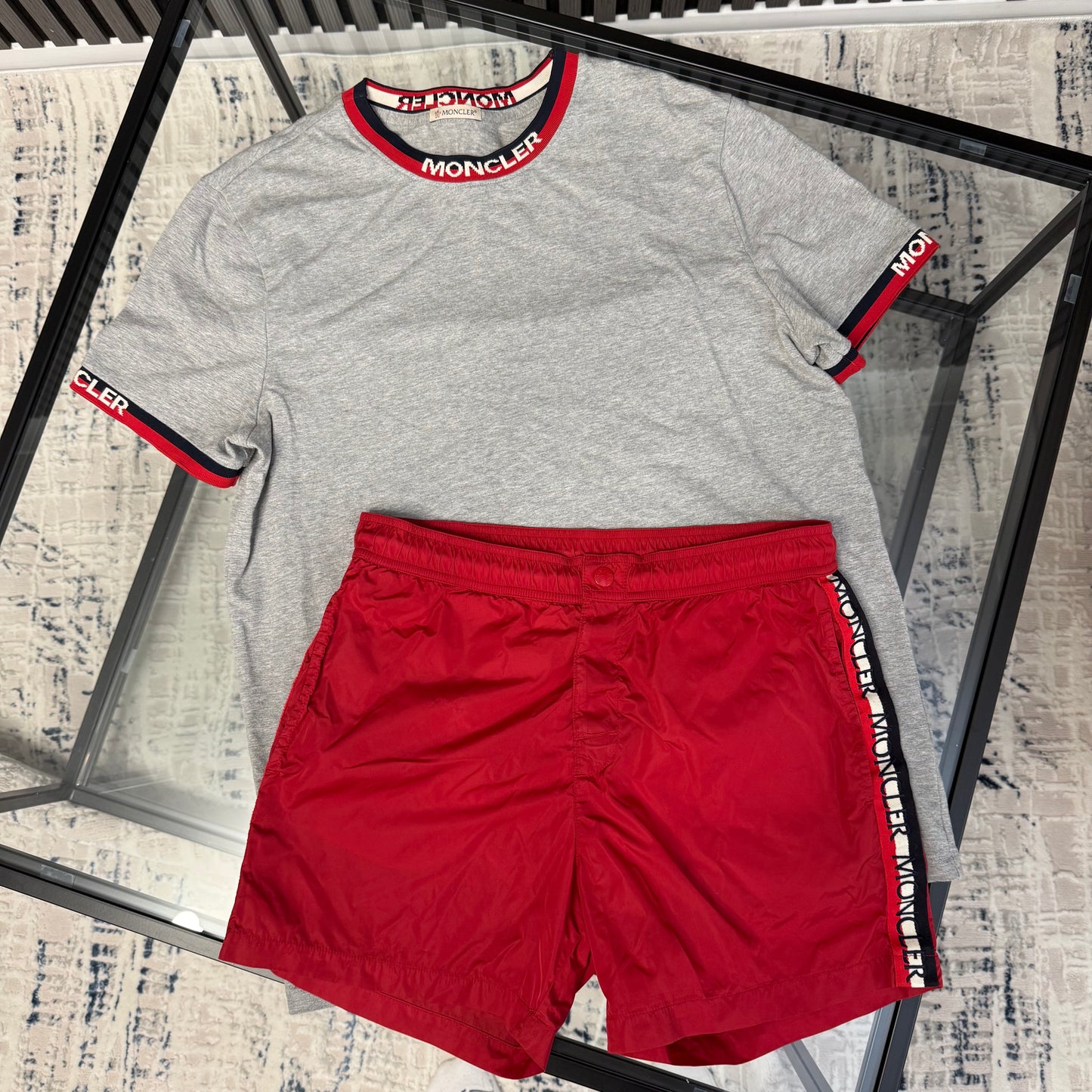 Mag Red/Grey Twinset