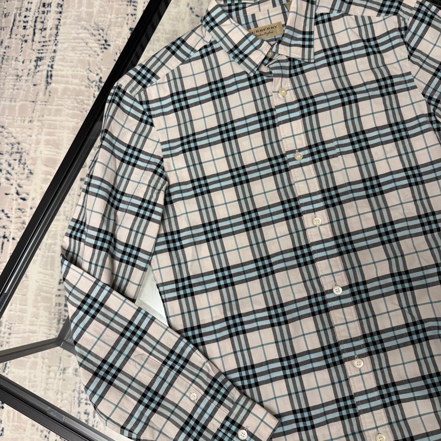 Blue/Grey Check Shirt