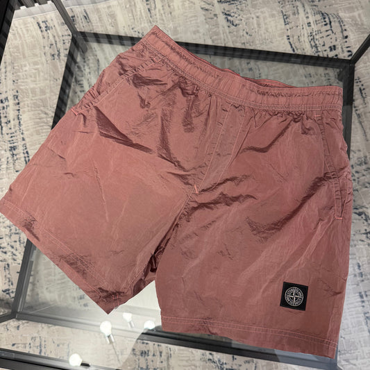 Peach Metal SwimShorts
