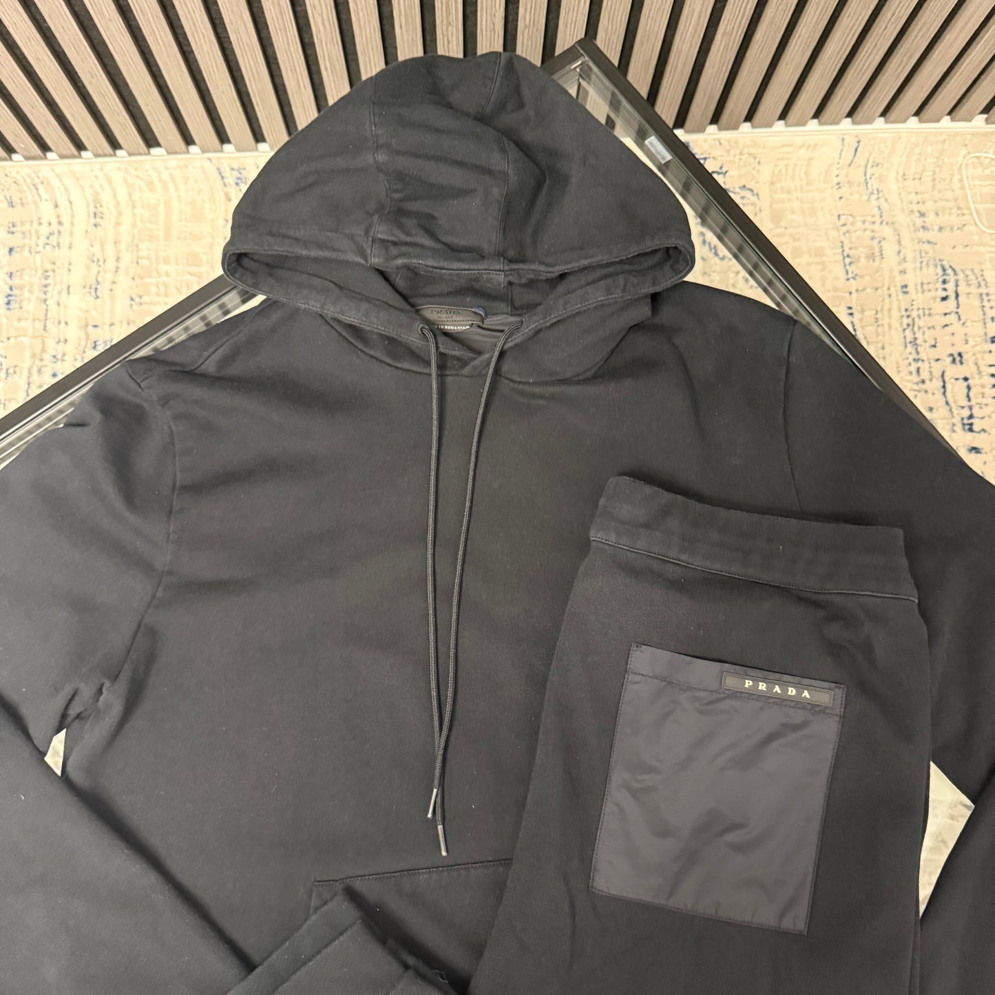 Black Strip Tracksuit