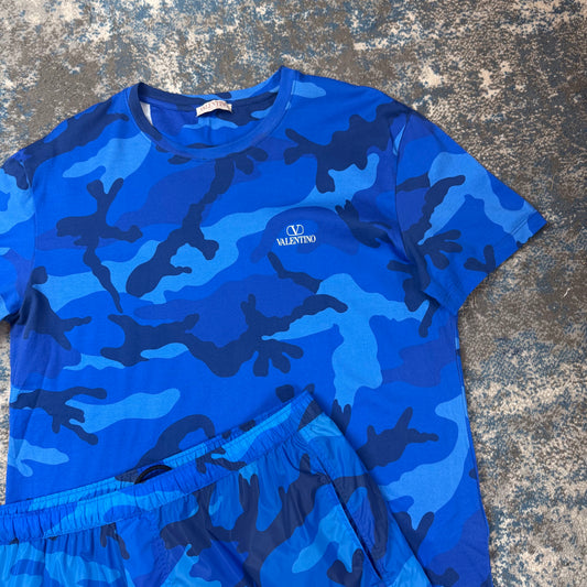 Blue Camo Twinset