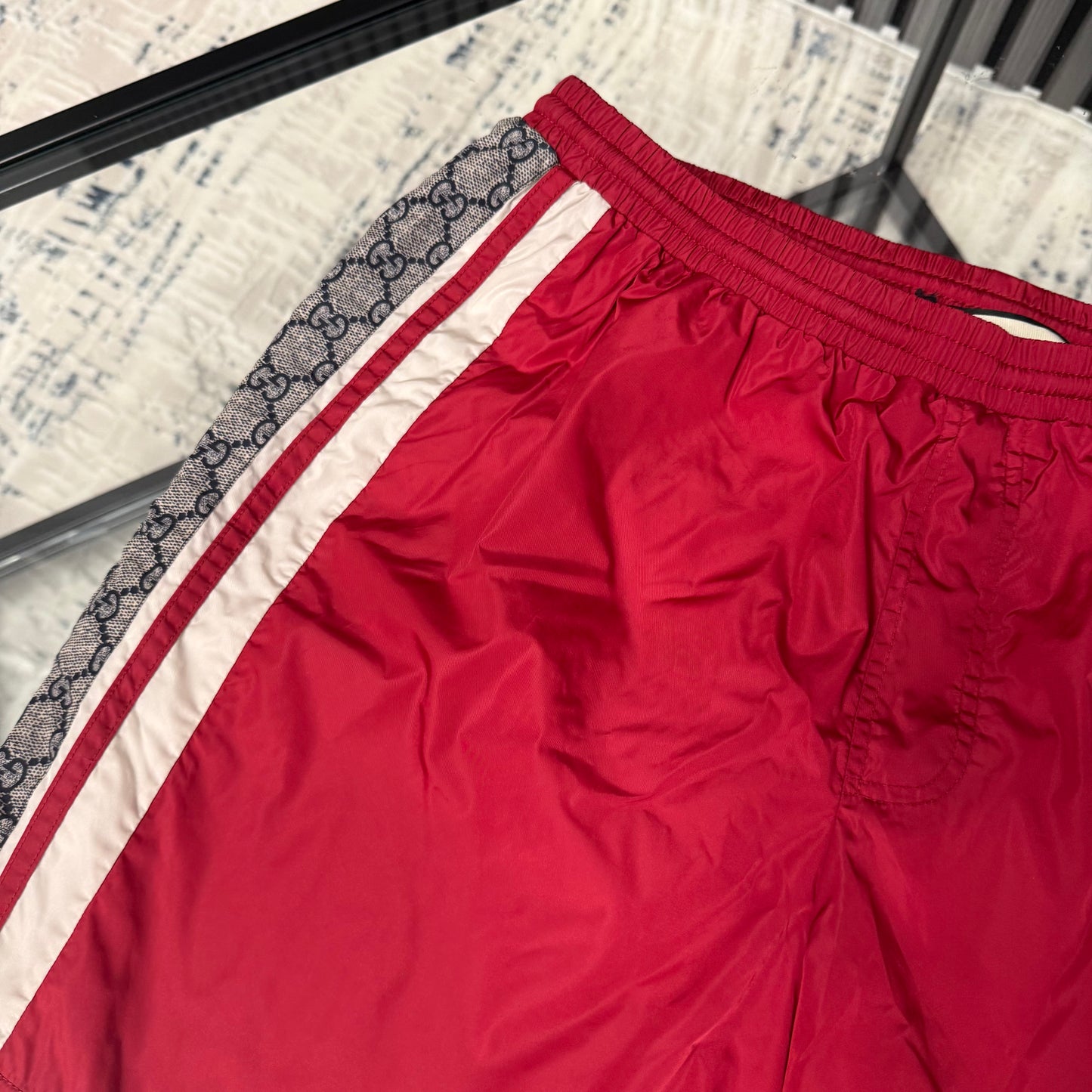 GG Red SwimShorts