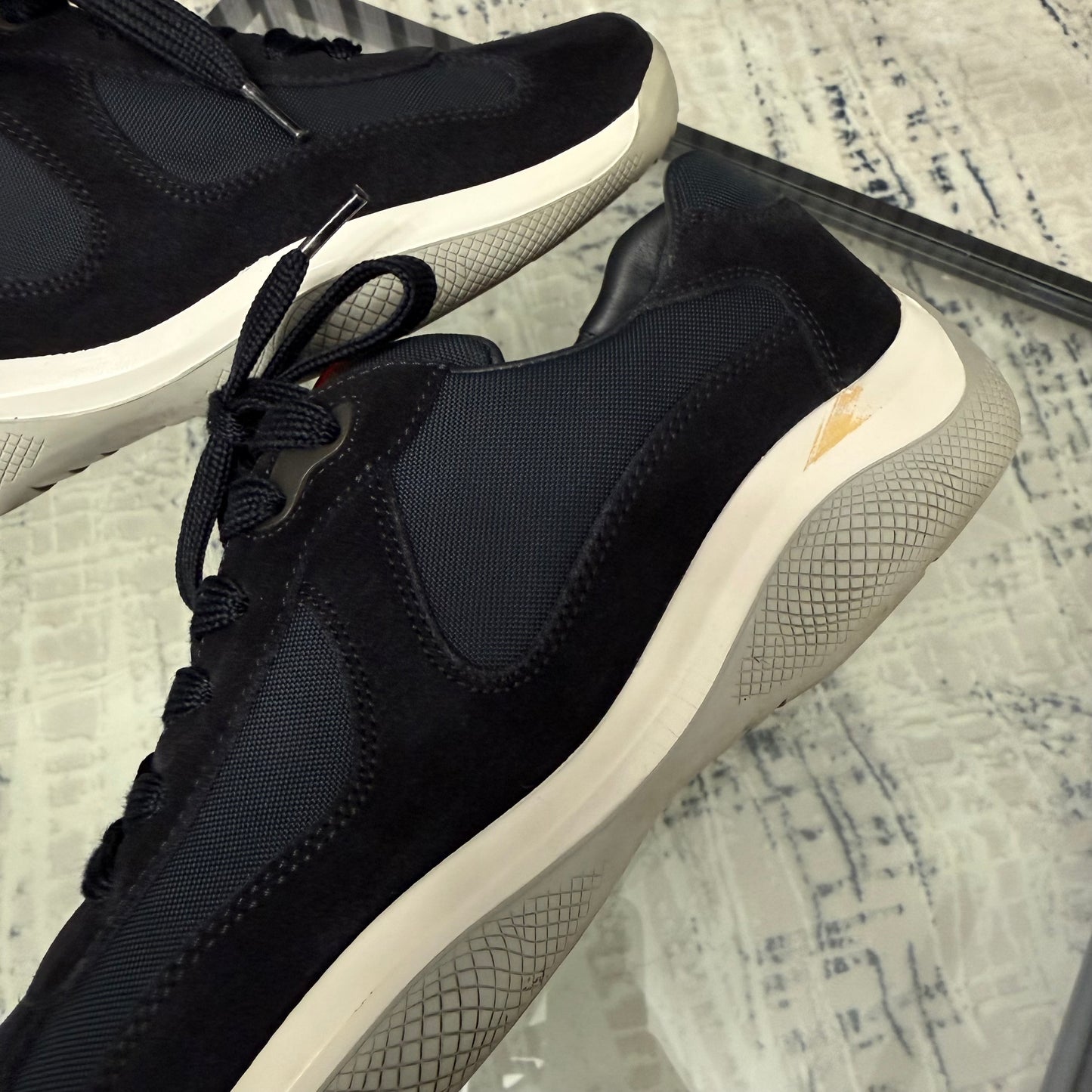 Navy Suede American Cup