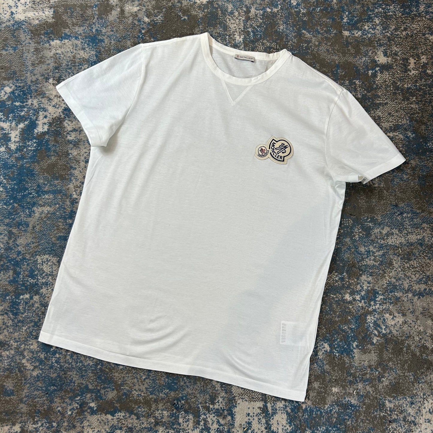 White Double Badge T