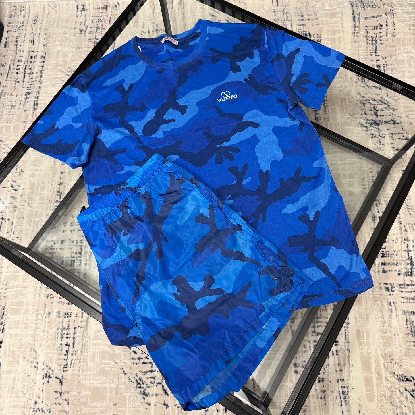 Blue Camo Twinset