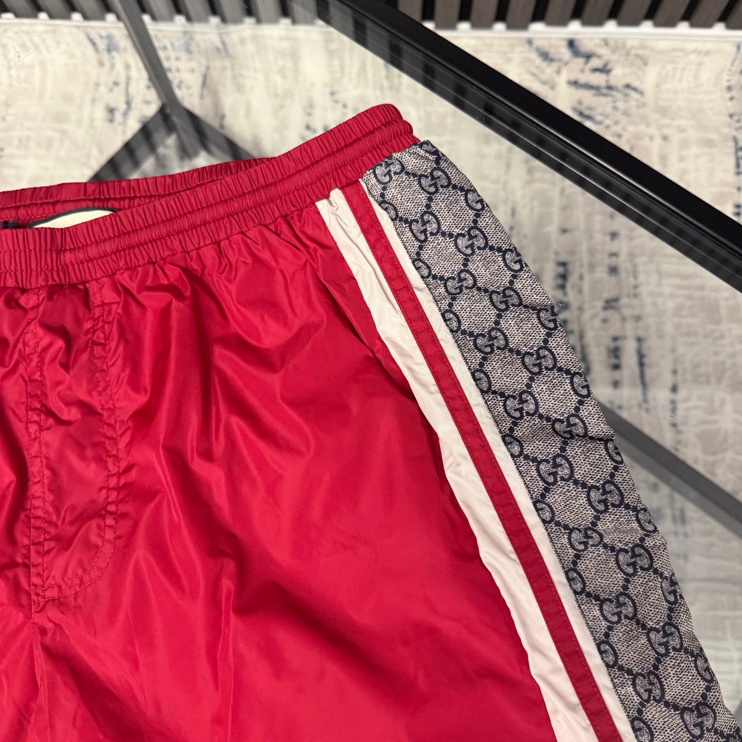 GG Red SwimShorts