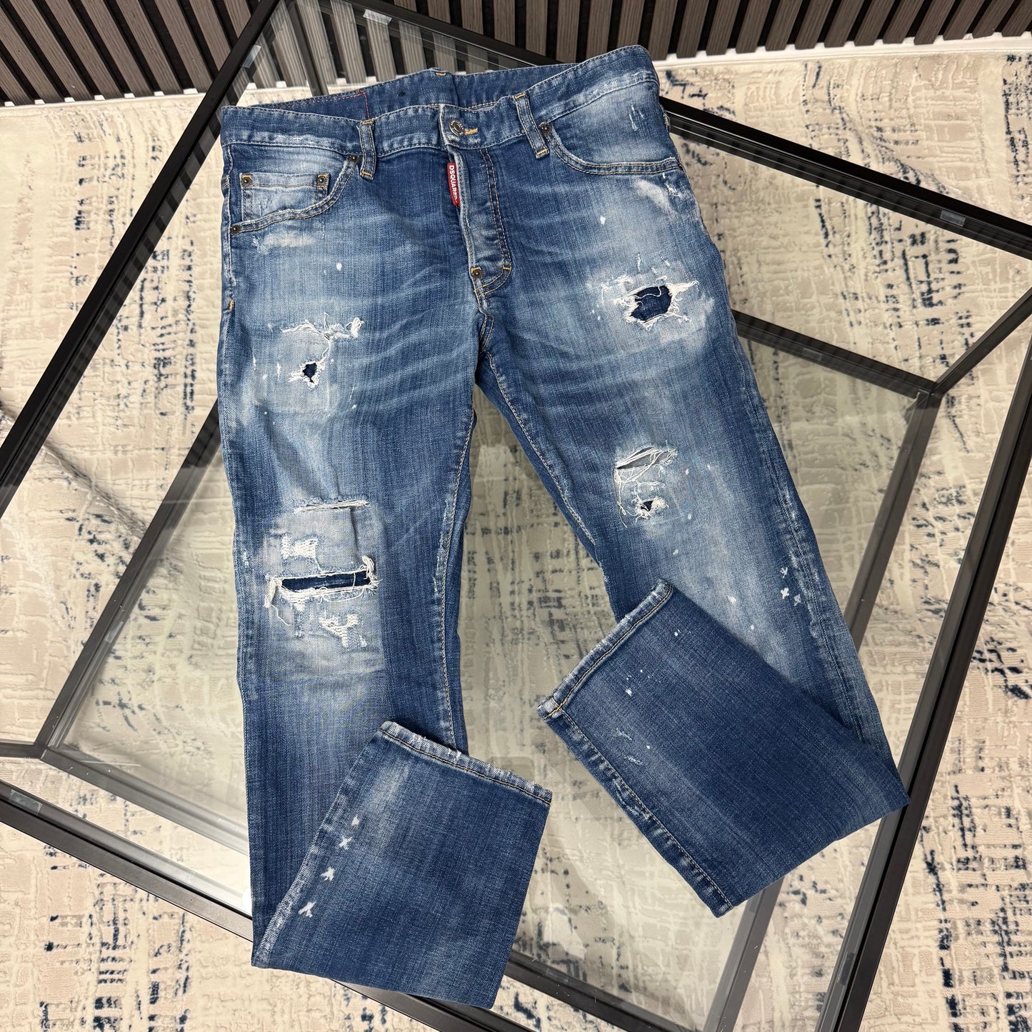 DSQ Blue Slim Jeans