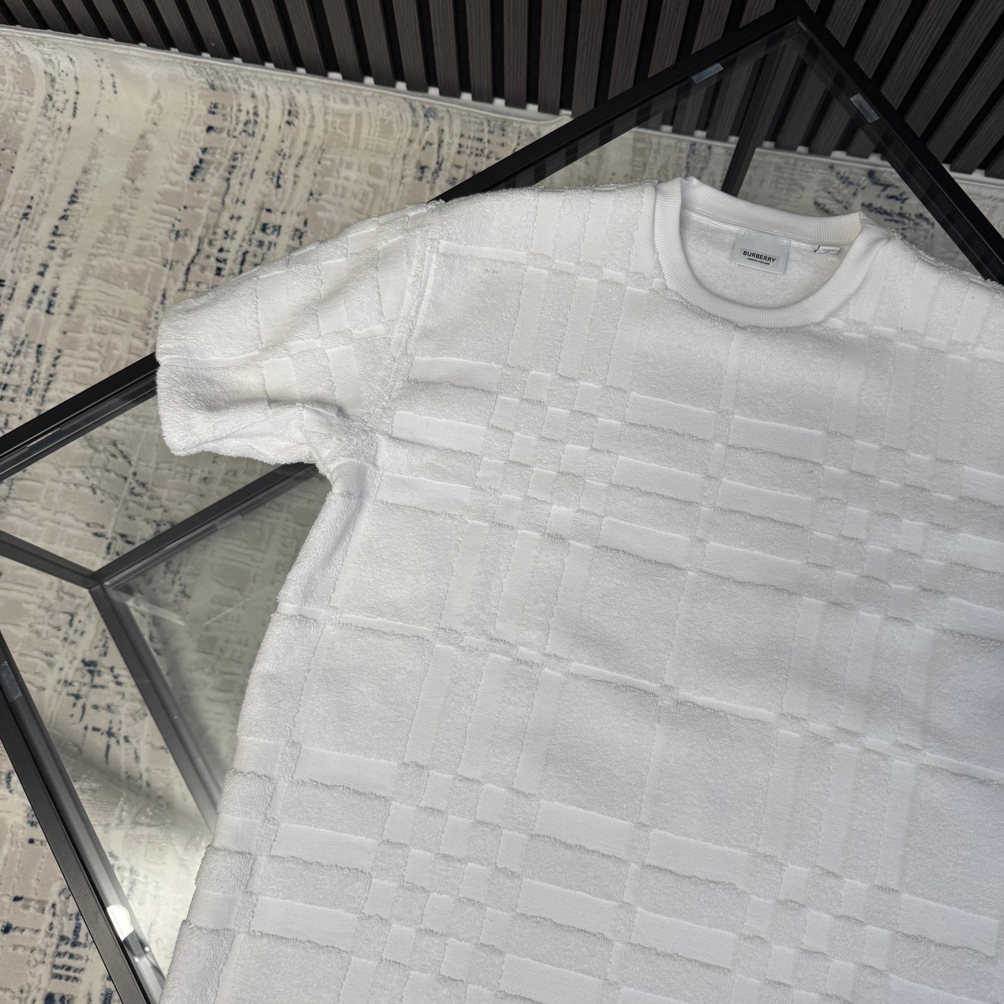 White Toweling T-Shirt