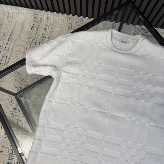 White Toweling T-Shirt
