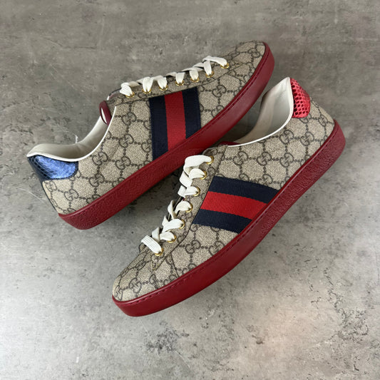 GG Beige/Red Sneaker