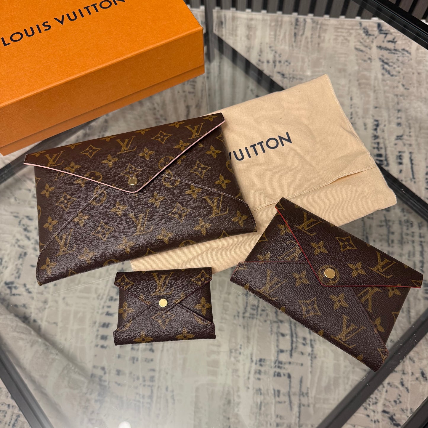 Trio Envelope Pouch Set