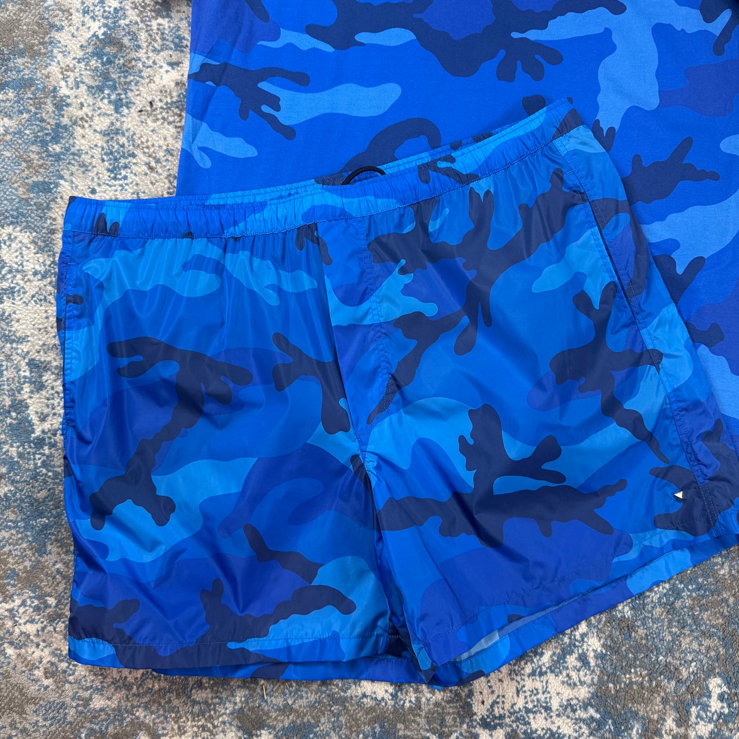 Blue Camo Twinset