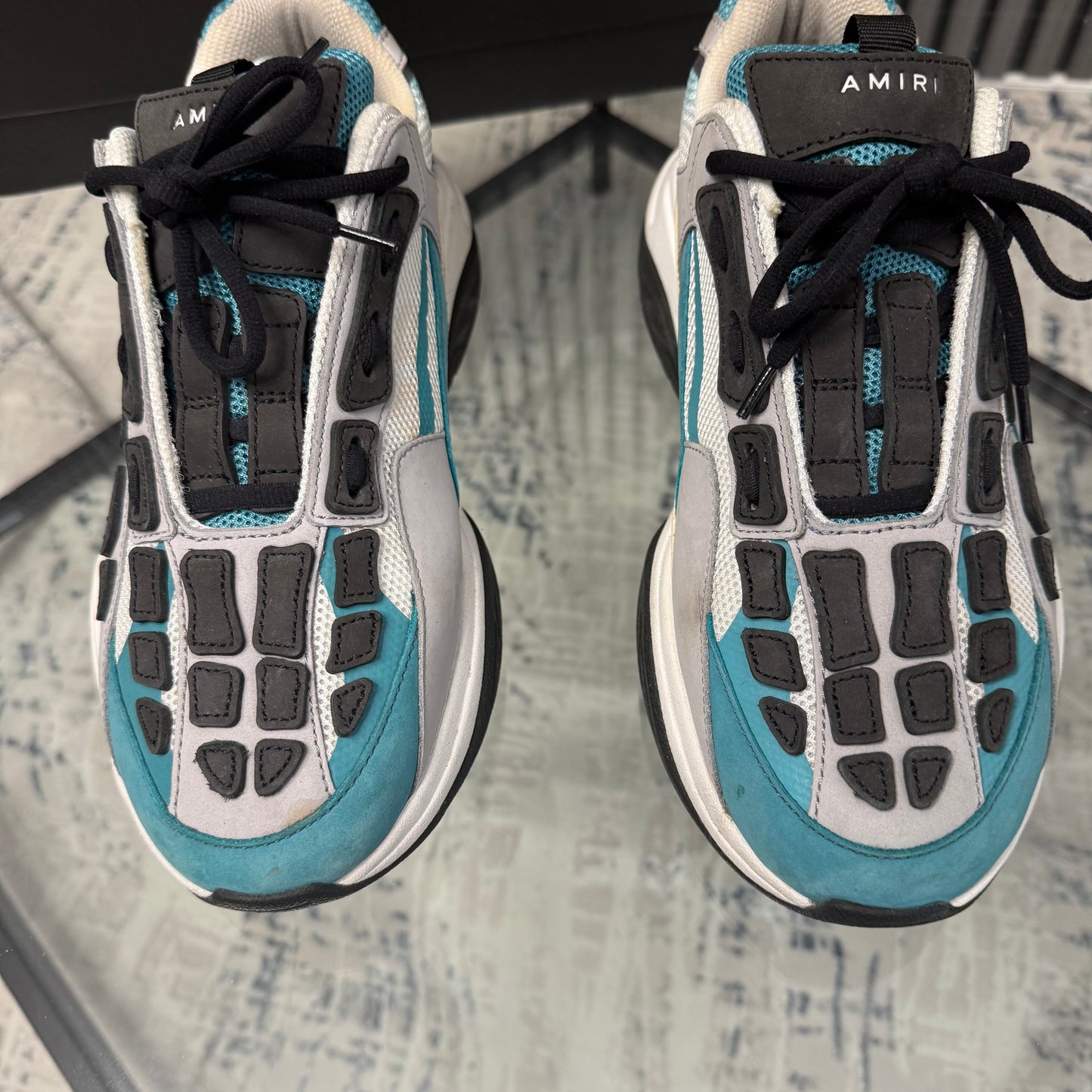 Blue/Grey Bone Runner