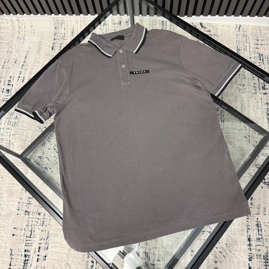 Grey Strip Polo