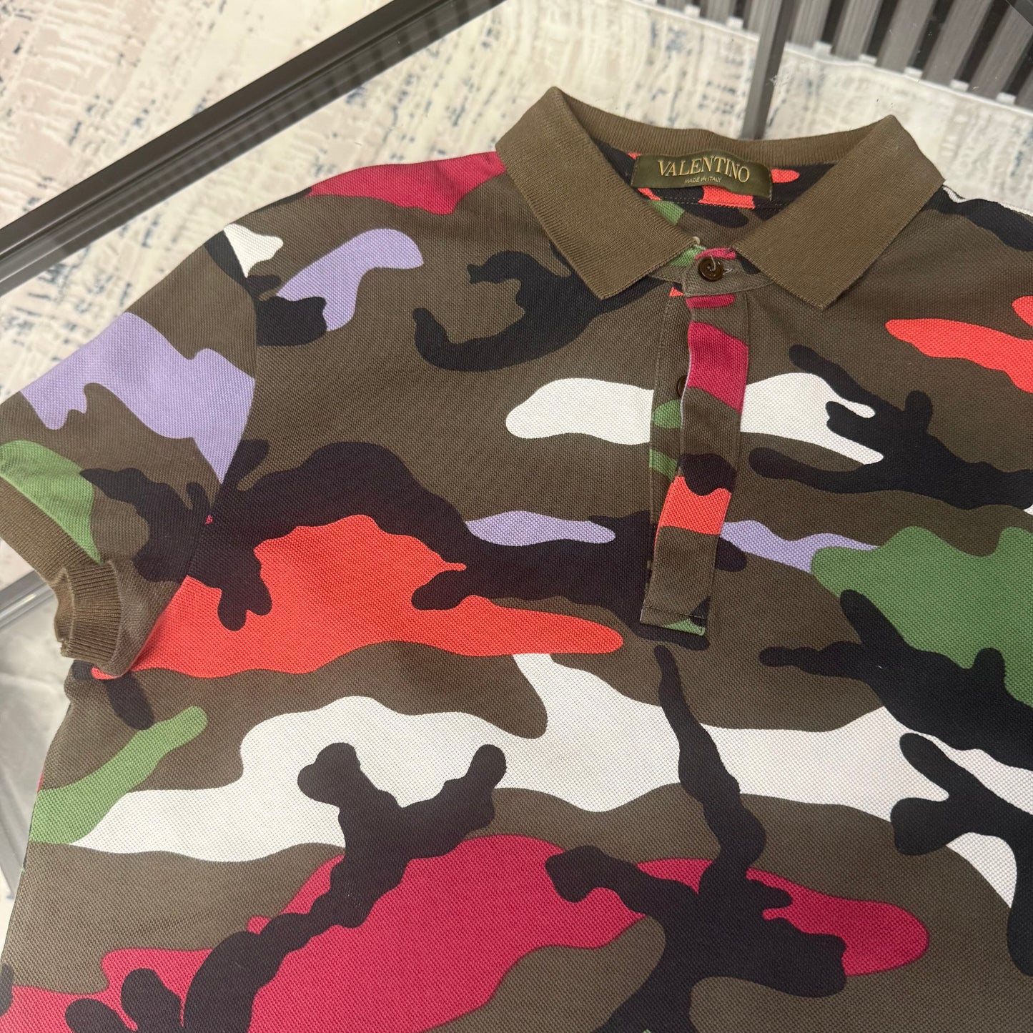 Olive Camo Polo