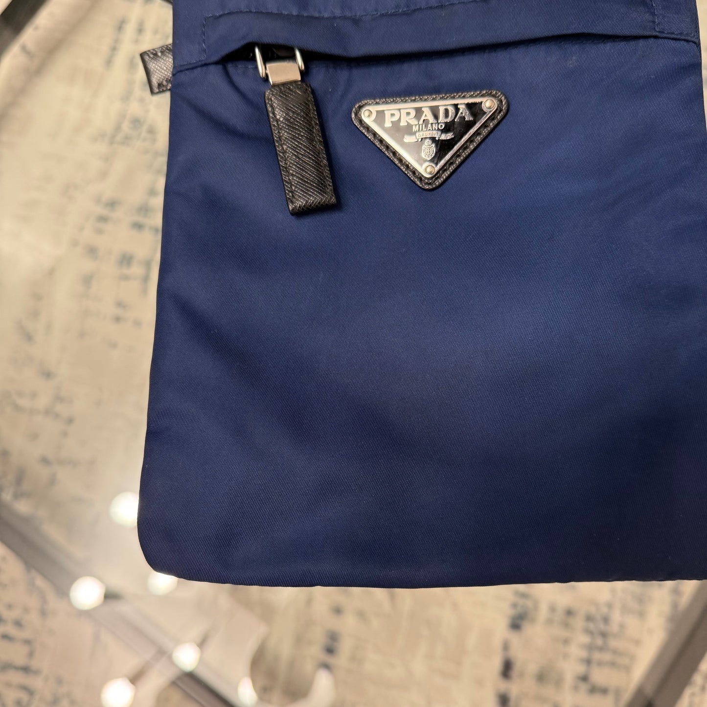 Navy Side Pouch