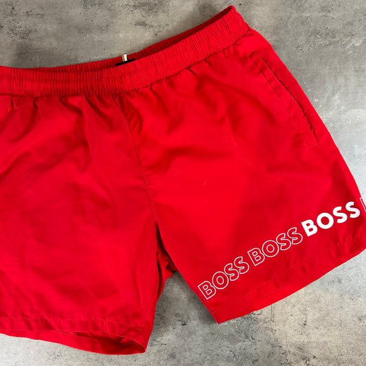 HB Red SwimShorts
