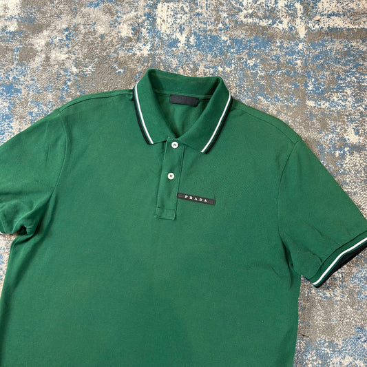 Green Strip Polo