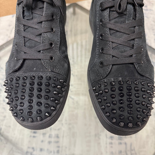 High Top Suede Spike Sneaker