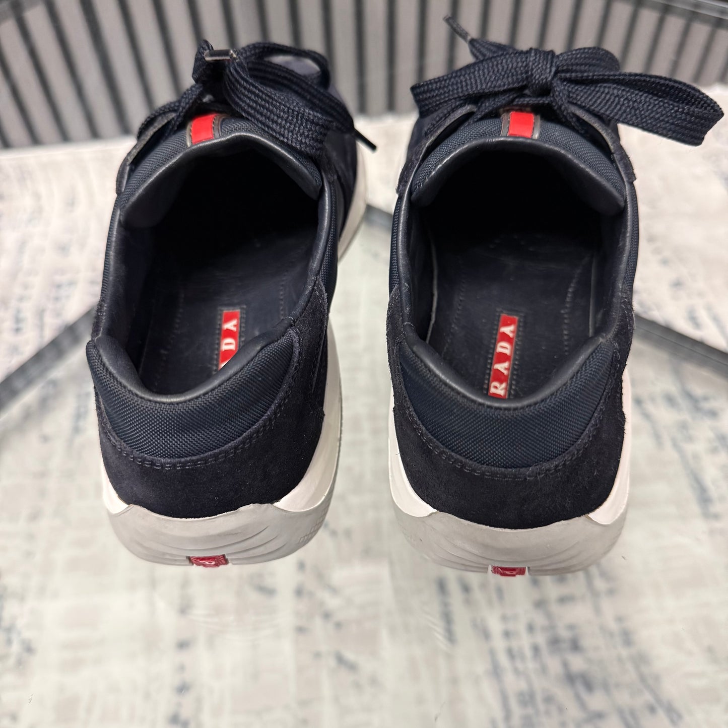 Navy Suede American Cup