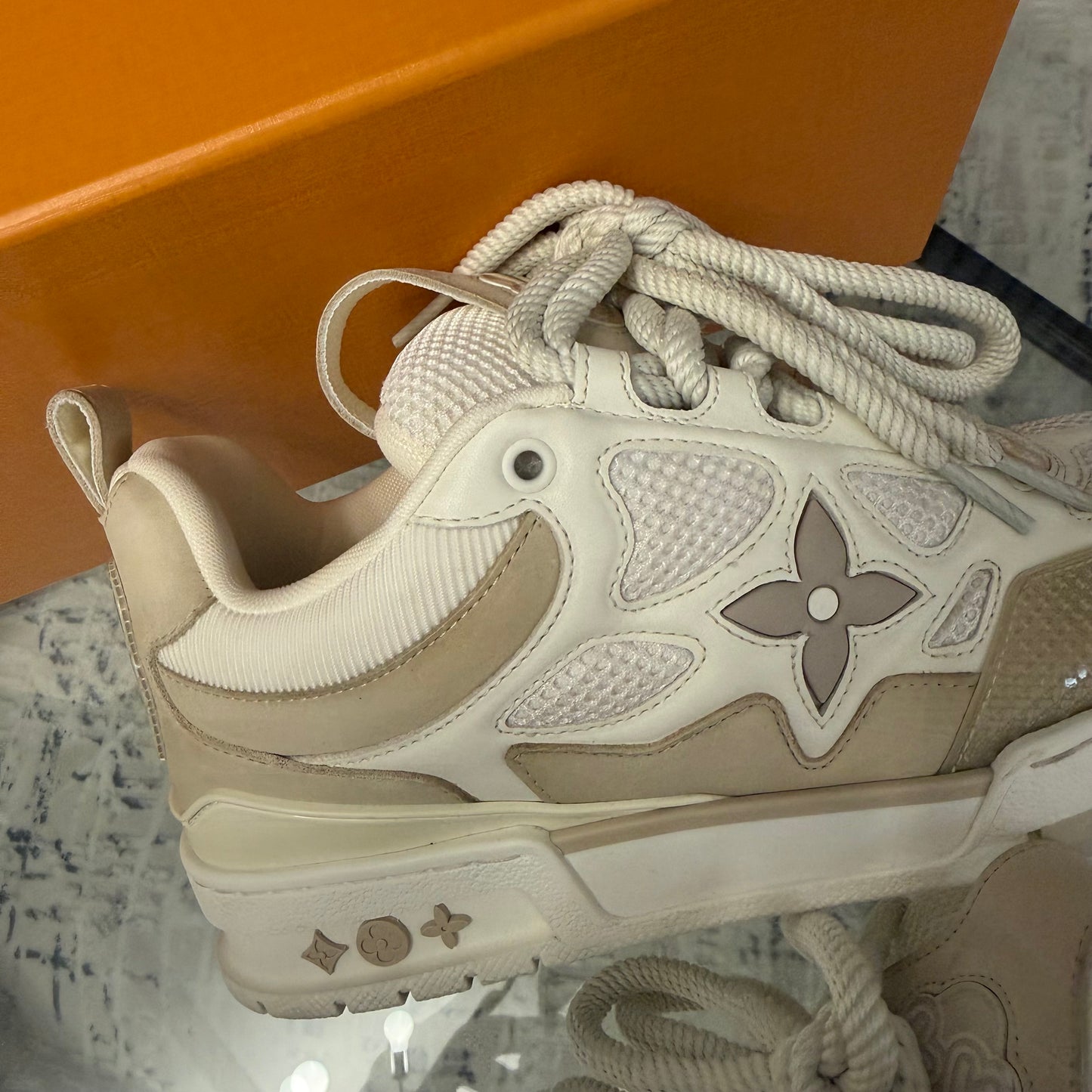 Beige Skate Sneaker