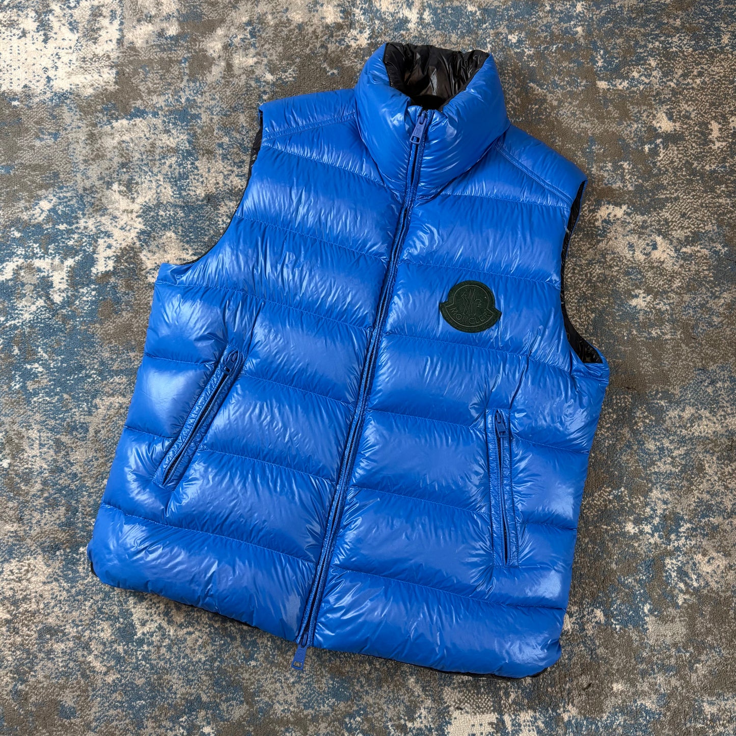 Blue Down Gilet