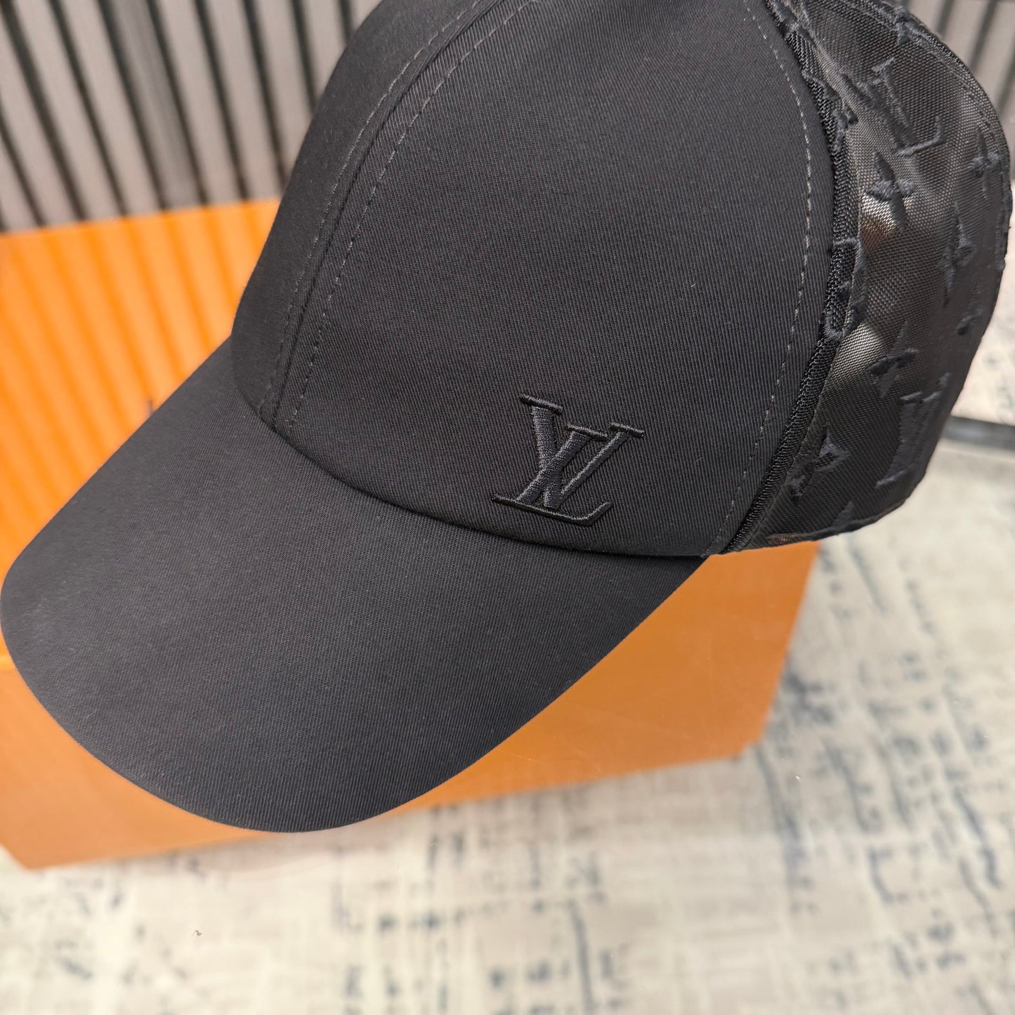 Black Monogram Cap