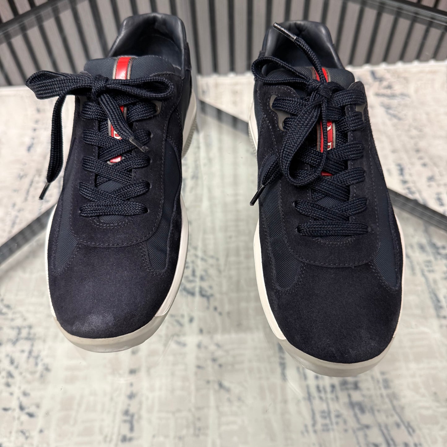 Navy Suede American Cup