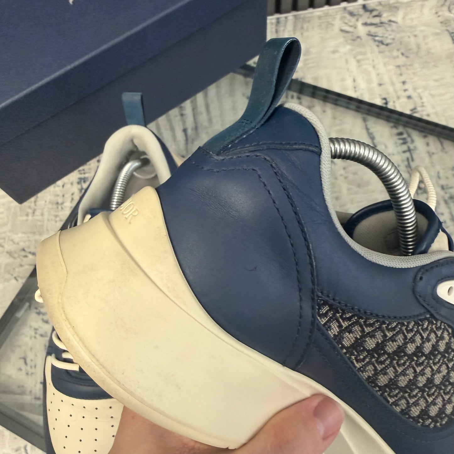 Navy/White B25