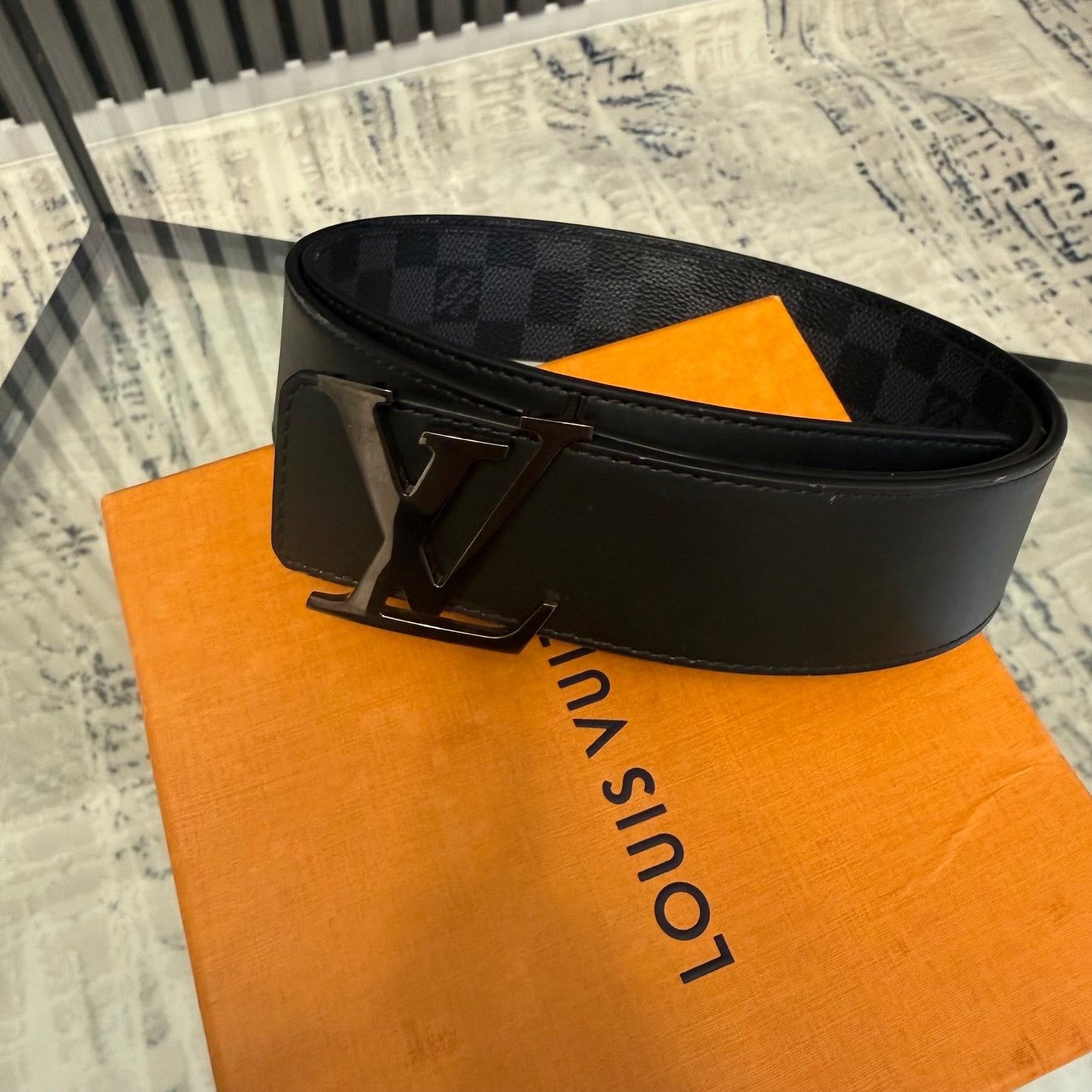 Reversible Monogram Belt