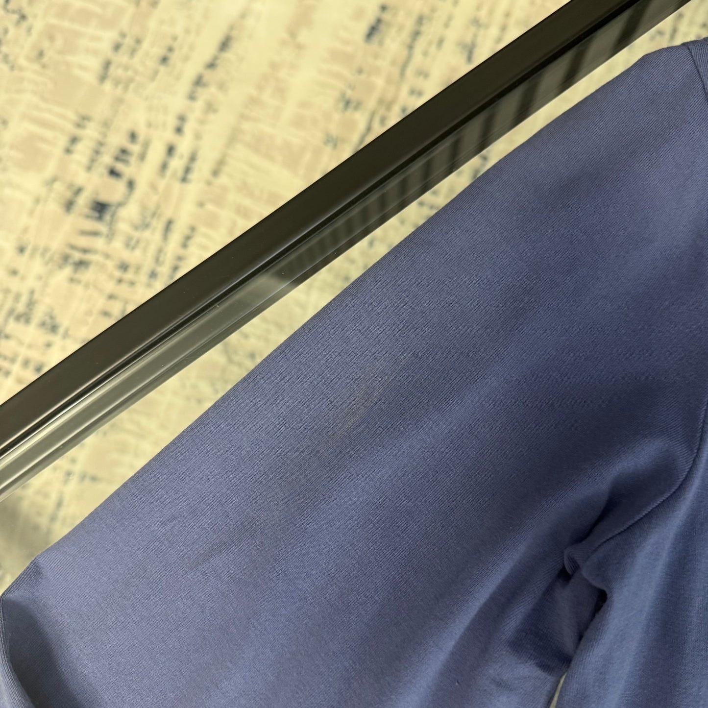 Blue Pocket Long Sleeve Polo