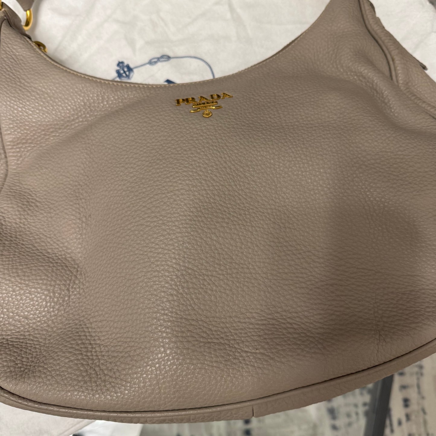 Grey Shoulder Bag