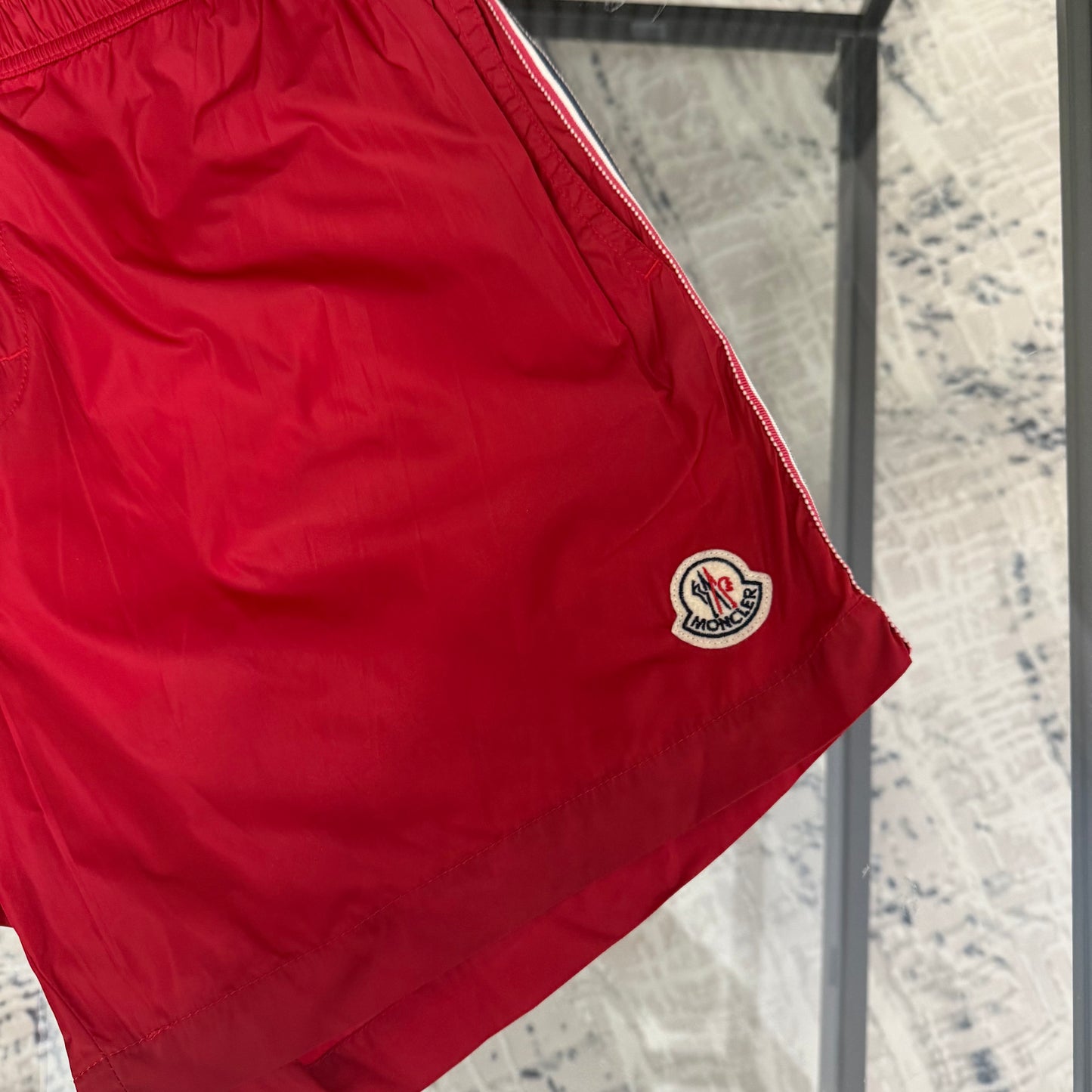 Red Strip SwimShorts