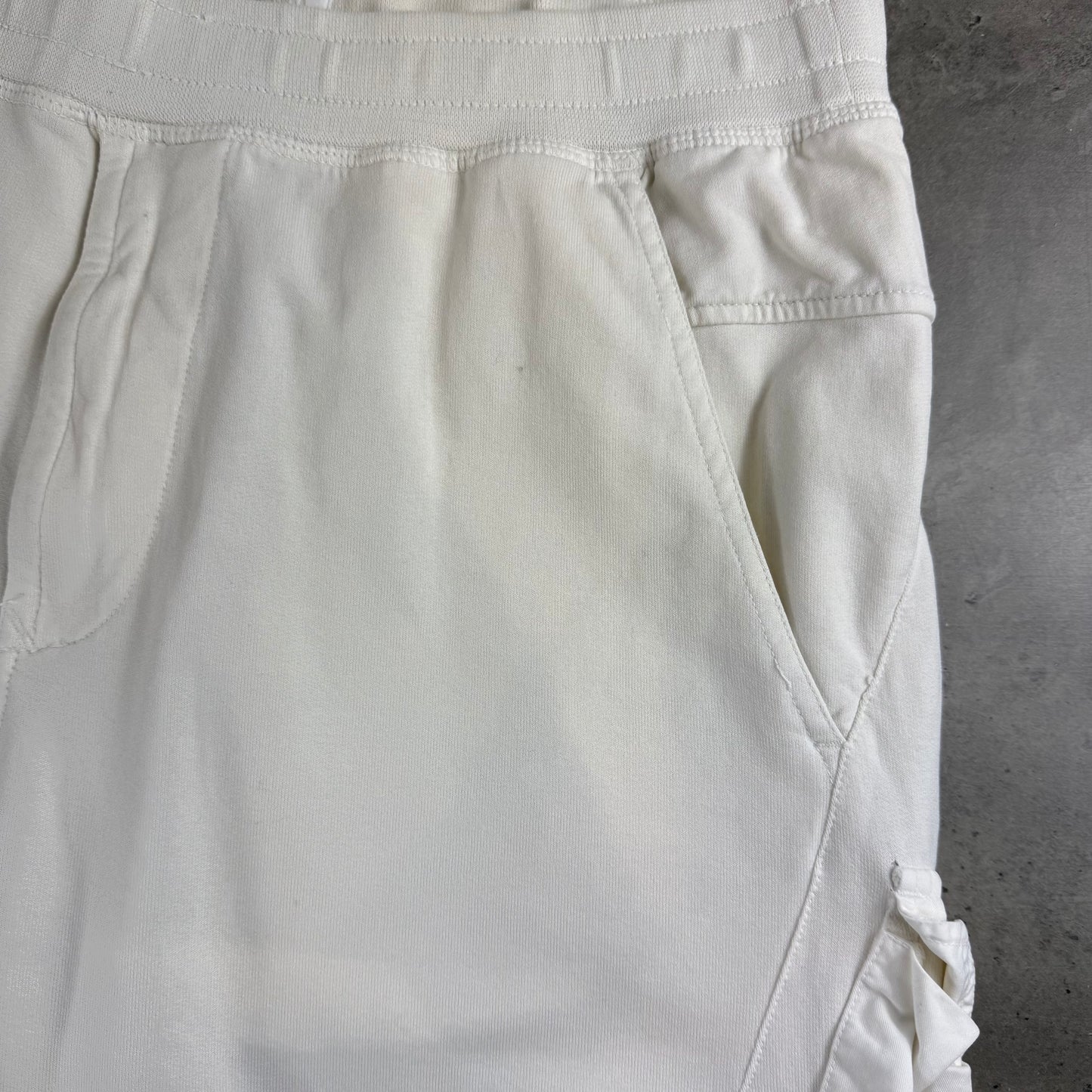 White Jogger Short