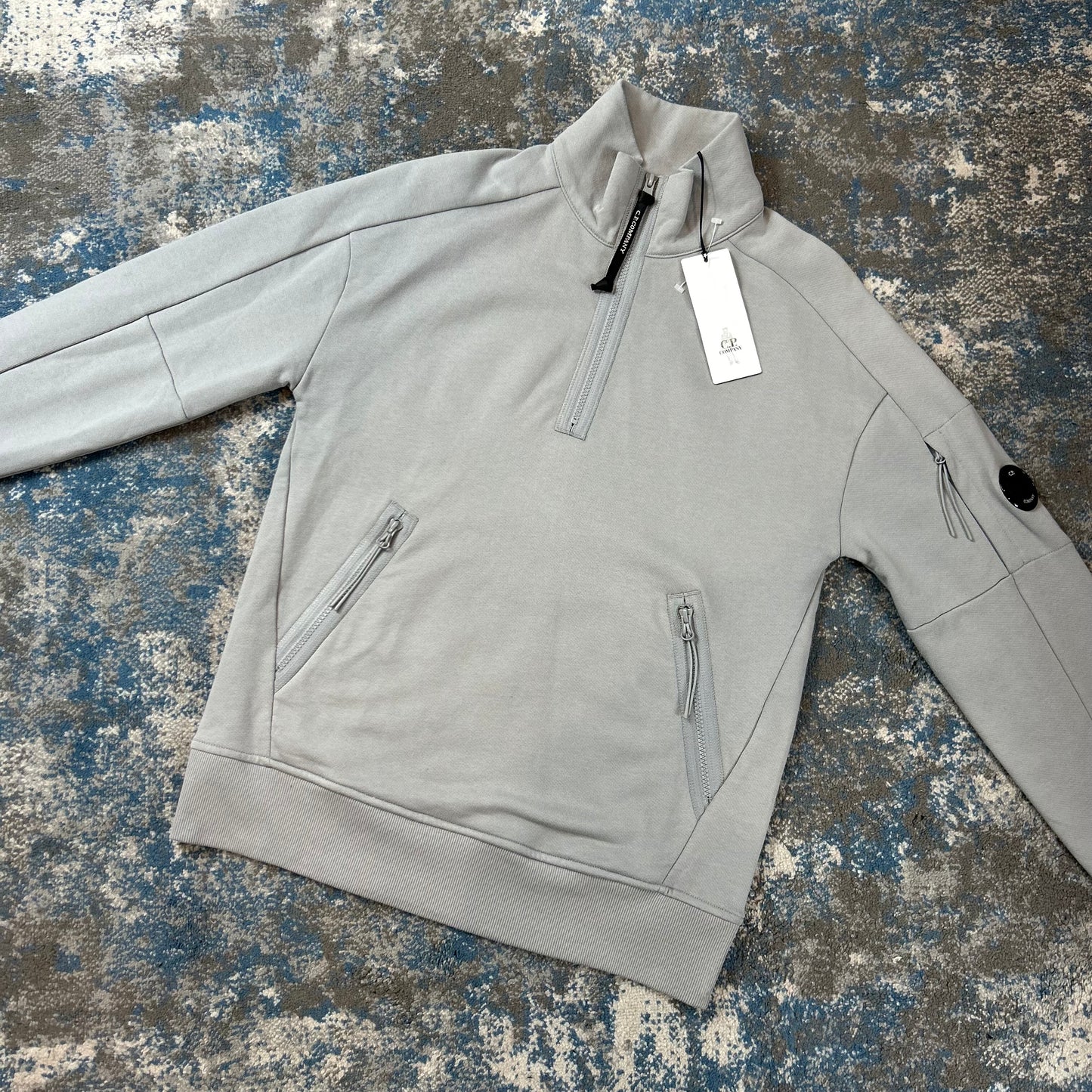 Grey Zip Sweat