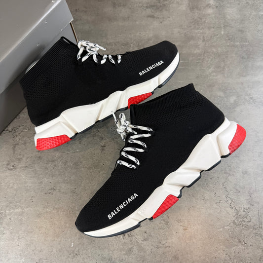 Black/White Speed Lace Runner