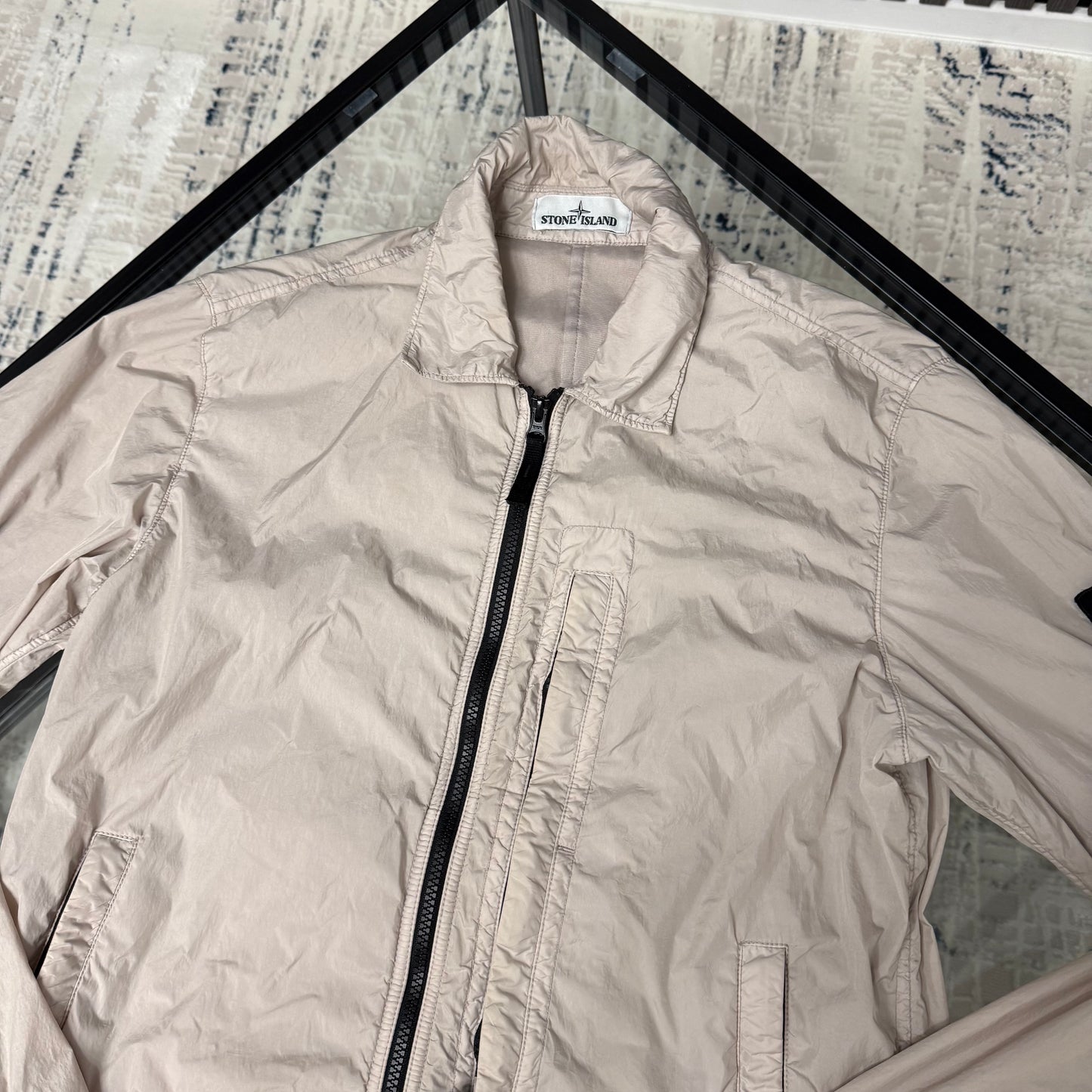 Beige Nylon Jacket