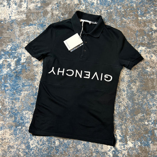 GV Black Backwards Polo