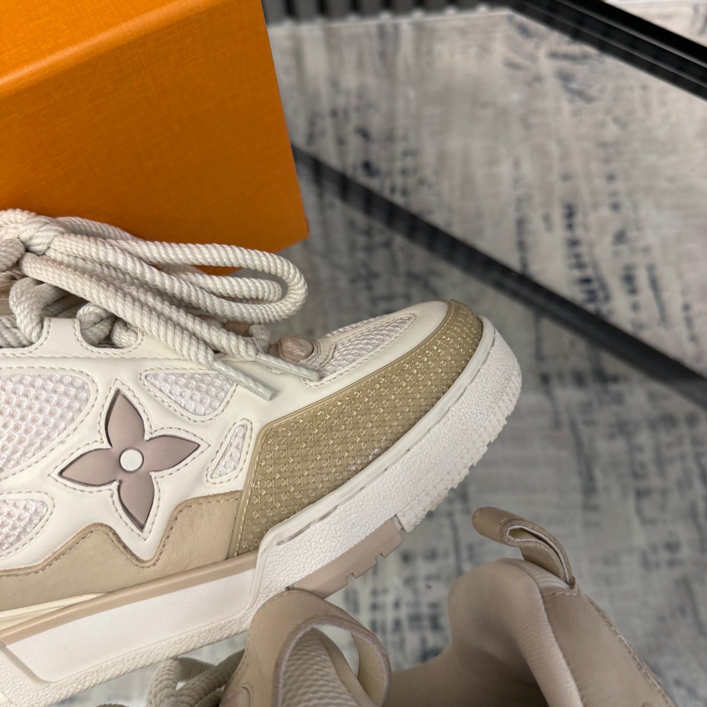 Beige Skate Sneaker