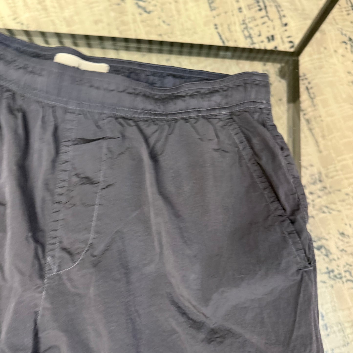 Navy Metal SwimShorts